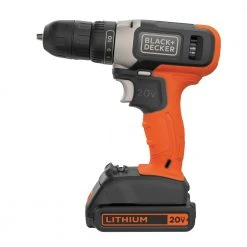 Black & Decker BCD702C1 20V MAX Brushed Lithium-Ion 3/8 In. Cordless Drill Driver Kit (1.5 Ah) 19 Black & Decker BCD702C1 20V MAX Brushed Lithium-Ion 3/8 In. Cordless Drill Driver Kit (1.5 Ah) -Sunex Sales Shop bdknbcd702c1 a