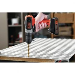 Black & Decker BCD702C1 20V MAX Brushed Lithium-Ion 3/8 In. Cordless Drill Driver Kit (1.5 Ah) 25 Black & Decker BCD702C1 20V MAX Brushed Lithium-Ion 3/8 In. Cordless Drill Driver Kit (1.5 Ah) -Sunex Sales Shop bdknbcd702c1 g