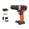 Black & Decker BCD702C1 20V MAX Brushed Lithium-Ion 3/8 In. Cordless Drill Driver Kit (1.5 Ah) 2 Black & Decker BCD702C1 20V MAX Brushed Lithium-Ion 3/8 In. Cordless Drill Driver Kit (1.5 Ah) -Sunex Sales Shop bdknbcd702c1 l