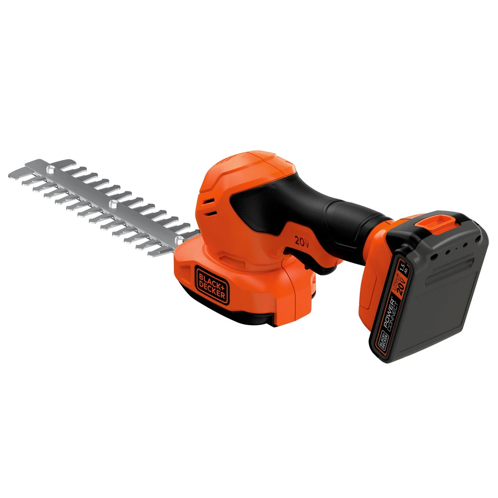 Black & Decker BCSS820C1 20V MAX Lithium-Ion 3/8 In. Cordless Shear Shrubber Kit (1.5 Ah) 4 Black & Decker BCSS820C1 20V MAX Lithium-Ion 3/8 In. Cordless Shear Shrubber Kit (1.5 Ah) - Image 2