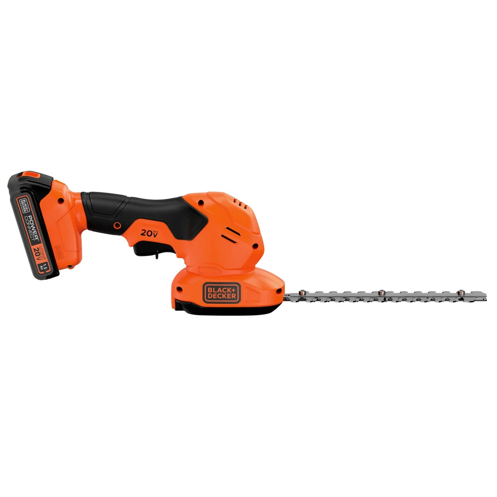 Black & Decker BCSS820C1 20V MAX Lithium-Ion 3/8 In. Cordless Shear Shrubber Kit (1.5 Ah) 6 Black & Decker BCSS820C1 20V MAX Lithium-Ion 3/8 In. Cordless Shear Shrubber Kit (1.5 Ah) - Image 4