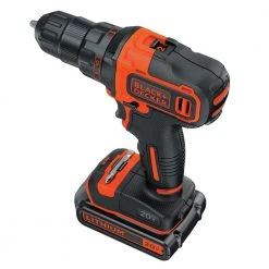 Black & Decker BDCDD220C 20V MAX Lithium-Ion 2-Speed 3/8 In. Cordless Drill Driver Kit (1.5 Ah) -Sunex Sales Shop bdknbdcdd220c b