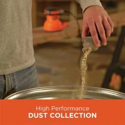 Black & Decker BDERO100 120V 2 Amp Brushed 5 In. Corded Random Orbit Sander -Sunex Sales Shop bdknbdero100 h