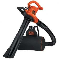 Black & Decker BEBL7000 VACPACK 120V/240V 12 Amp Corded 3-in-1 Leaf Blower/Vacuum/Mulcher