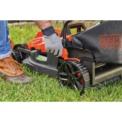 Black & Decker BEMW472BH 120V 10 Amp Brushed 15 In. Corded Lawn Mower With Comfort Grip Handle -Sunex Sales Shop bdknbemw472bh f