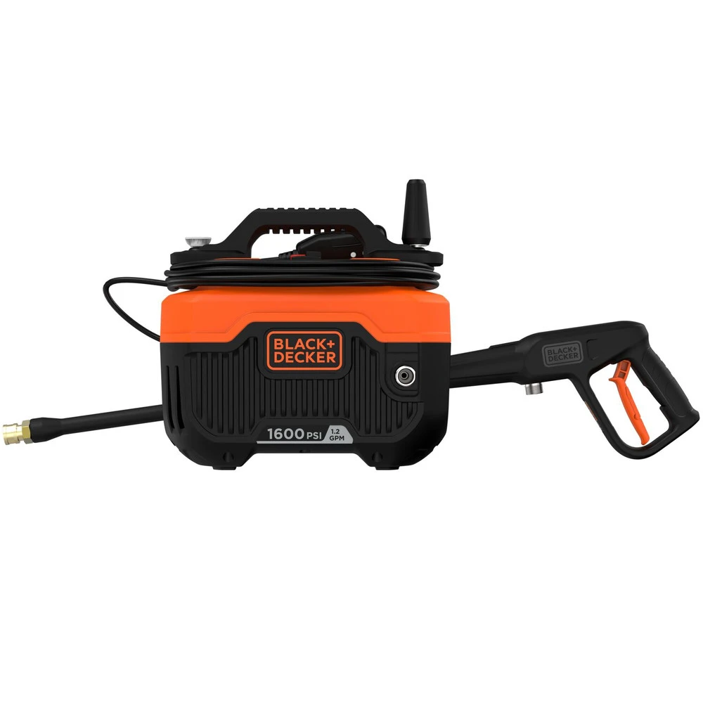 Black & Decker BEPW1600 1600 Max PSI 1.2 GPM Corded Cold Water Pressure Washer 4 Black & Decker BEPW1600 1600 Max PSI 1.2 GPM Corded Cold Water Pressure Washer - Image 2