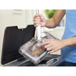 Black & Decker HFS115J10 3.6V Brushed Lithium-Ion 50 Minute Cordless Floor Sweeper - Powder White -Sunex Sales Shop bdknhfs115j10 p