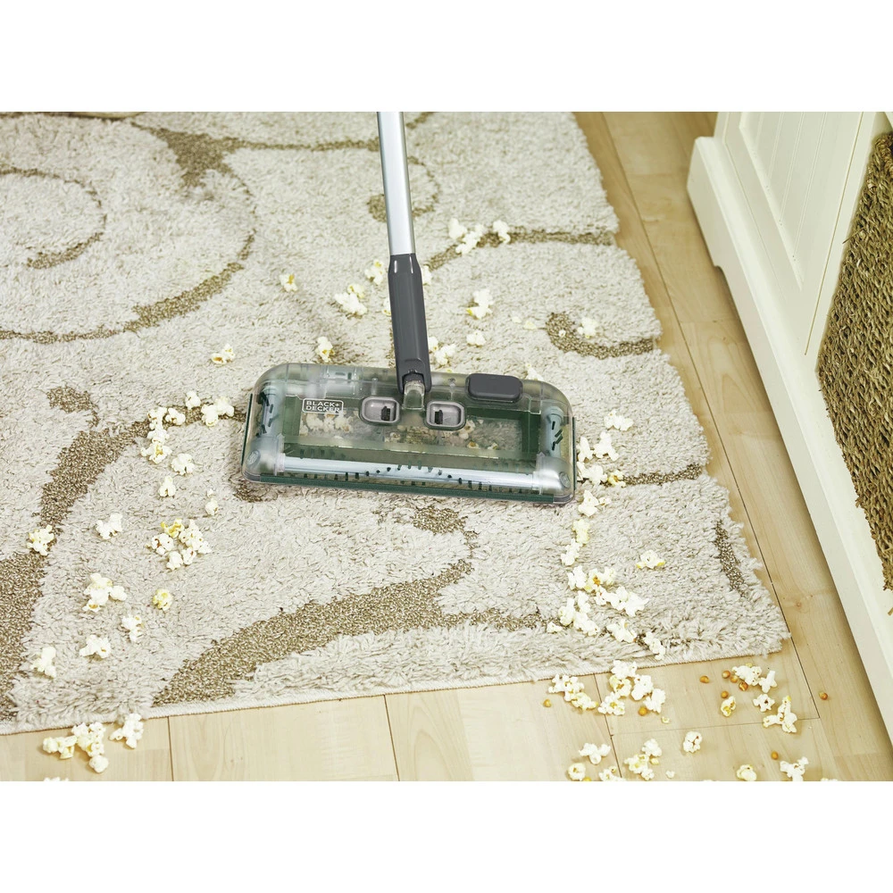 Black & Decker HFS215J01 7.2V Lithium-Ion 100-Minute Powered Cordless Floor Sweeper - Charcoal Grey 12 Black & Decker HFS215J01 7.2V Lithium-Ion 100-Minute Powered Cordless Floor Sweeper - Charcoal Grey - Image 10