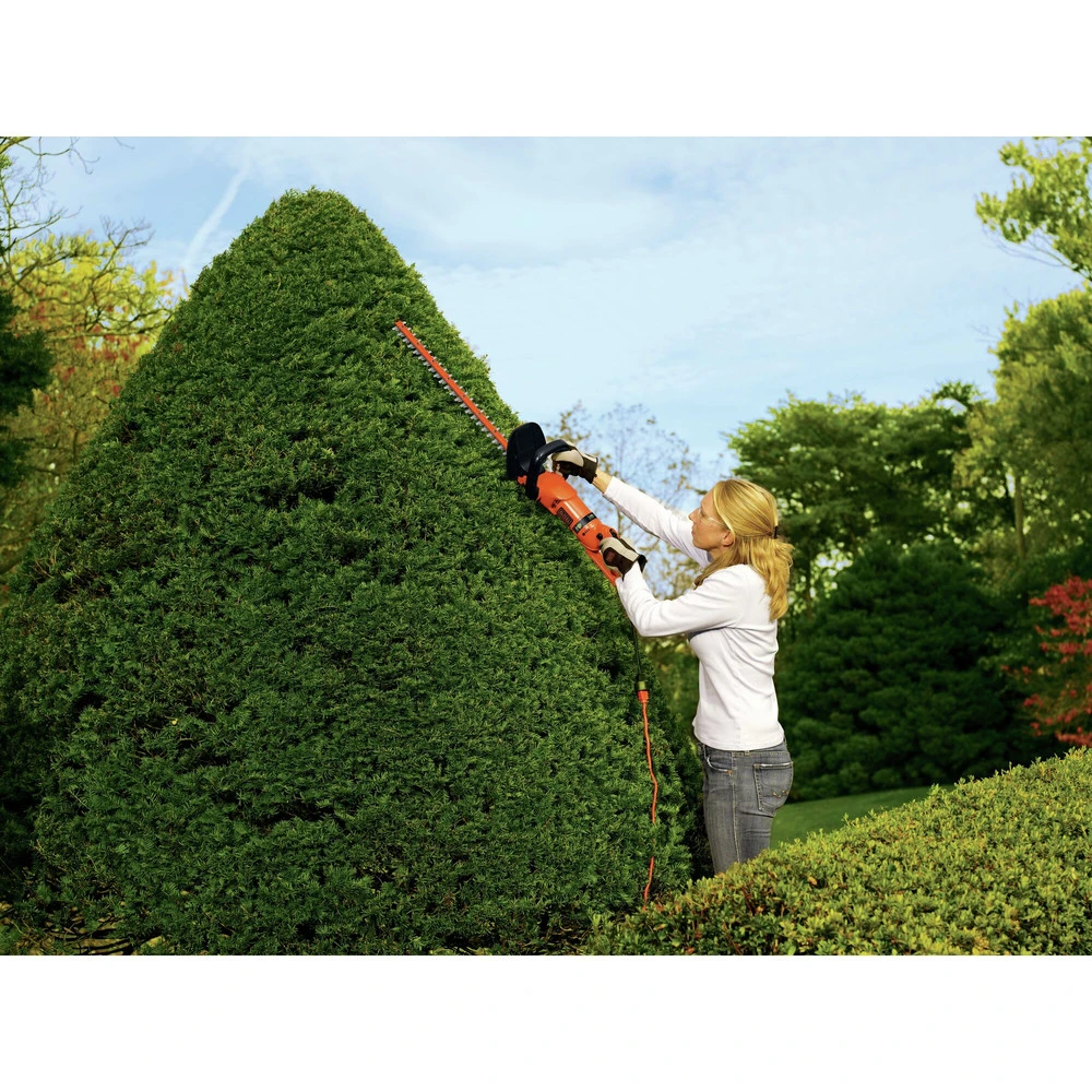 Black & Decker HH2455 120V 3.3 Amp Brushed 24 In. Corded Hedge Trimmer With Rotating Handle 13 Black & Decker HH2455 120V 3.3 Amp Brushed 24 In. Corded Hedge Trimmer With Rotating Handle - Image 11