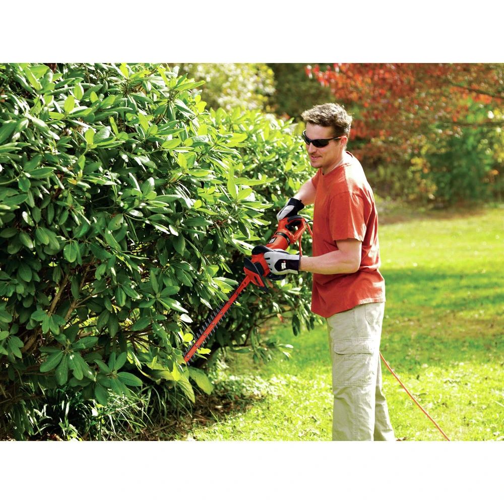 Black & Decker HH2455 120V 3.3 Amp Brushed 24 In. Corded Hedge Trimmer With Rotating Handle 25 Black & Decker HH2455 120V 3.3 Amp Brushed 24 In. Corded Hedge Trimmer With Rotating Handle - Image 23