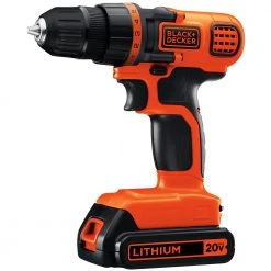 Black & Decker LDX120C 20V MAX Lithium-Ion 3/8 In. Cordless Drill Driver Kit (1.5 Ah) -Sunex Sales Shop bdknldx120c