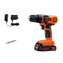 Black & Decker LDX120C 20V MAX Lithium-Ion 3/8 In. Cordless Drill Driver Kit (1.5 Ah)