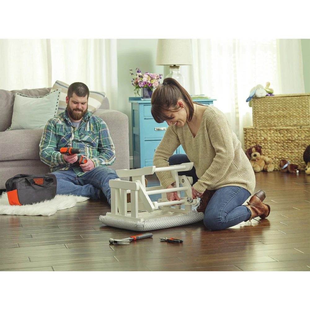 Black & Decker LDX120PK 20V MAX Lithium-Ion 3/8 In. Cordless Drill Driver Kit With 68-Piece Project Set (3 Ah) 9 Black & Decker LDX120PK 20V MAX Lithium-Ion 3/8 In. Cordless Drill Driver Kit With 68-Piece Project Set (3 Ah) - Image 7