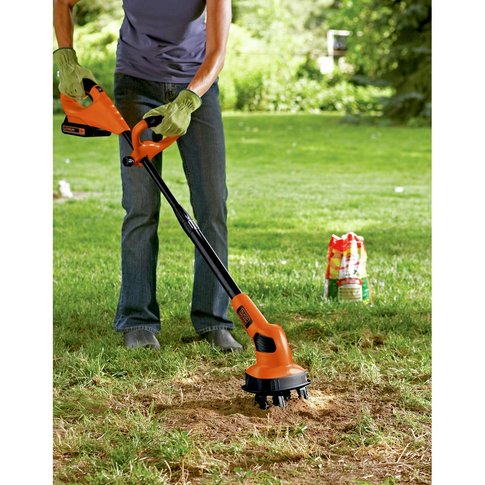 Black & Decker LGC120 20V MAX Lithium-Ion Cordless Garden Cultivator 7 Black & Decker LGC120 20V MAX Lithium-Ion Cordless Garden Cultivator - Image 5