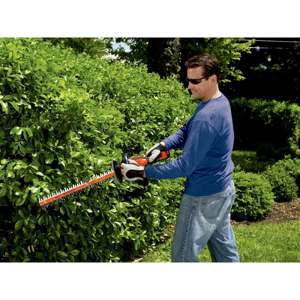 Black & Decker LHT2436 40V MAX Lithium-Ion Dual Action 24 In. Cordless Hedge Trimmer Kit 6 Black & Decker LHT2436 40V MAX Lithium-Ion Dual Action 24 In. Cordless Hedge Trimmer Kit - Image 4