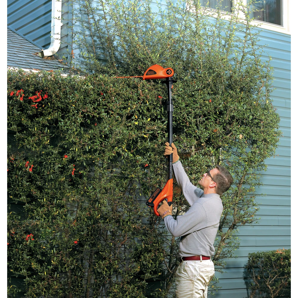Black & Decker LPHT120B 20V MAX Lithium-Ion 18 In. Cordless Pole Hedge Trimmer (Tool Only) 4 Black & Decker LPHT120B 20V MAX Lithium-Ion 18 In. Cordless Pole Hedge Trimmer (Tool Only) - Image 2