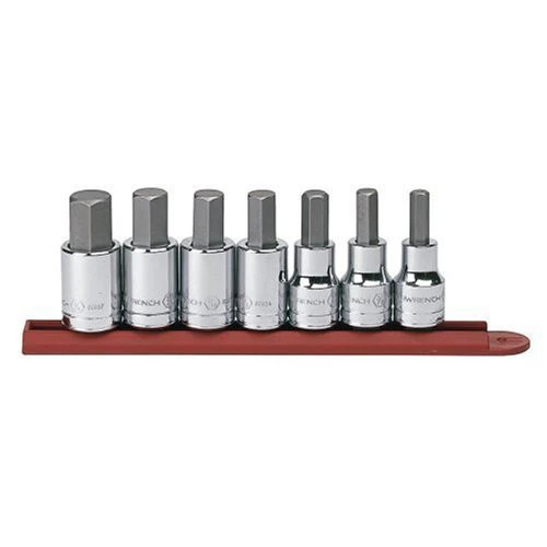 GearWrench 80721 7 Pc. 3/8 In. And 1/2 In. Dr. SAE Hex Bit Socket Set 3 GearWrench 80721 7 Pc. 3/8 In. And 1/2 In. Dr. SAE Hex Bit Socket Set