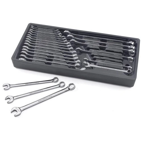 GearWrench 81900 24-Piece Long Pattern Combination SAE/Metric Non-Ratcheting Wrench Set 4 GearWrench 81900 24-Piece Long Pattern Combination SAE/Metric Non-Ratcheting Wrench Set - Image 2