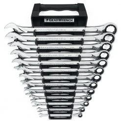 GearWrench 85199 13-Piece SAE XL Ratcheting Combination Wrench Set