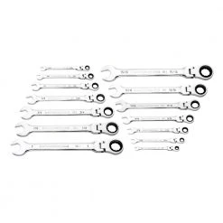 GearWrench 86759 14-Piece 90-Tooth 12 Point SAE Flex Head Combination Ratcheting Wrench Set 6 GearWrench 86759 14-Piece 90-Tooth 12 Point SAE Flex Head Combination Ratcheting Wrench Set -Sunex Sales Shop kdtn86759 a
