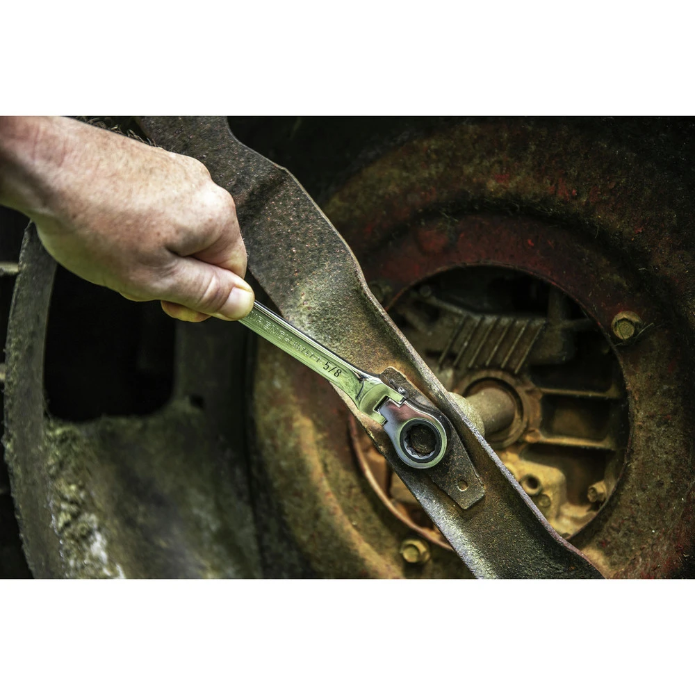 GearWrench 86759 14-Piece 90-Tooth 12 Point SAE Flex Head Combination Ratcheting Wrench Set 5 GearWrench 86759 14-Piece 90-Tooth 12 Point SAE Flex Head Combination Ratcheting Wrench Set - Image 3