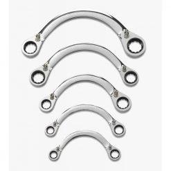 GearWrench 9850 5-Piece Metric Half Moon Reversible Ratcheting Wrench Set