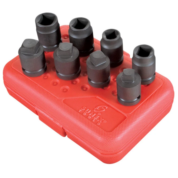 Sunex 2841 8-Piece 1/2 In. Drive Pipe Plug Impact Socket Set 3 Sunex 2841 8-Piece 1/2 In. Drive Pipe Plug Impact Socket Set