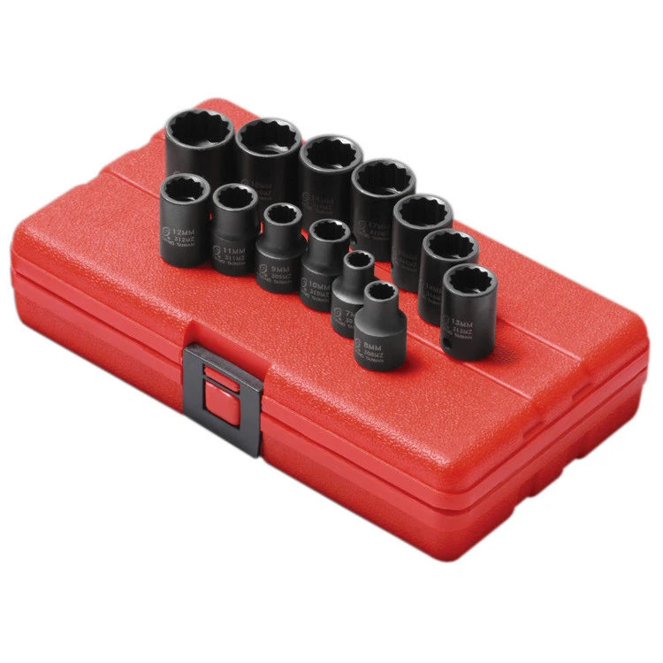 Sunex 3675 13-Piece 3/8 In. Drive 12-Point Metric Impact Socket Set 3 Sunex 3675 13-Piece 3/8 In. Drive 12-Point Metric Impact Socket Set