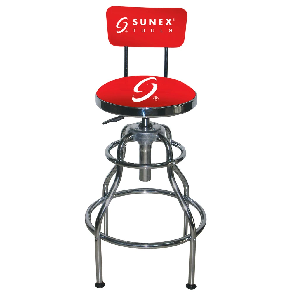 Sunex 8516 Sunex Hydraulic Shop Stool (Chrome) 3 Sunex 8516 Sunex Hydraulic Shop Stool (Chrome)