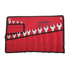 Sunex 9715 14-Piece Metric Raised Panel Combination Wrench Set 10 Sunex 9715 14-Piece Metric Raised Panel Combination Wrench Set -Sunex Sales Shop snxn9715 c