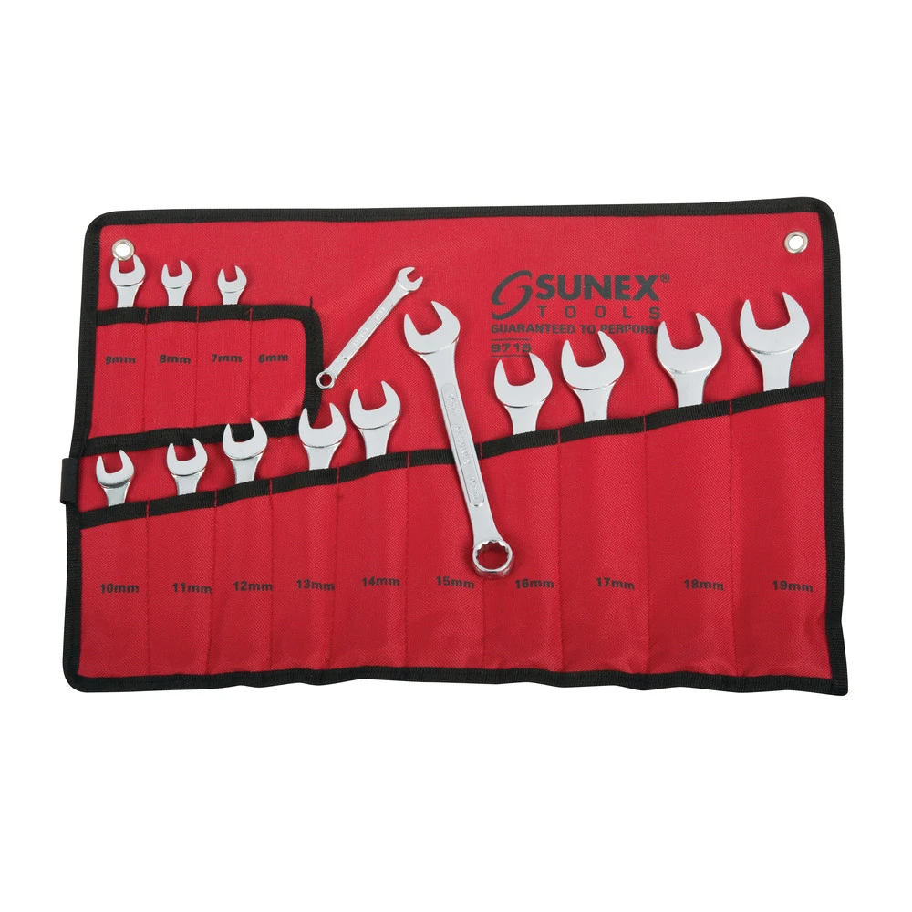 Sunex 9715 14-Piece Metric Raised Panel Combination Wrench Set 7 Sunex 9715 14-Piece Metric Raised Panel Combination Wrench Set - Image 5