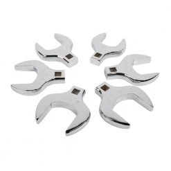 Sunex 9722 6-Piece 1/2 In. Drive SAE Jumbo Straight Crowfoot Wrench Set