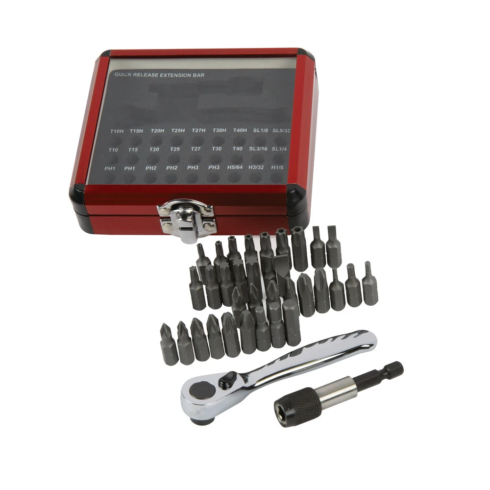 Sunex 9726 38-Piece Mini Ratchet And Bit Set 6 Sunex 9726 38-Piece Mini Ratchet And Bit Set - Image 4