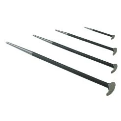 Sunex 9804 4-Piece Rolling Head Pry Bar Set