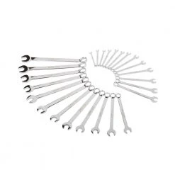 Sunex 9917MPR 25-Piece Metric Master Full Polished-Long Pattern Combination Wrench Set